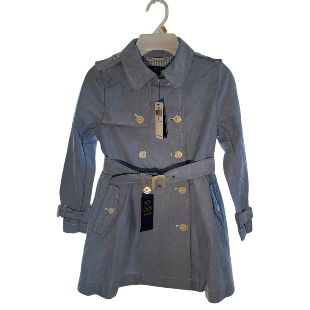 Ralph Lauren| Stylish Blue Trench Coat